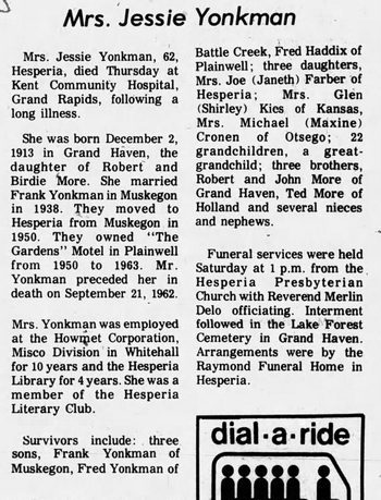 The Gardens Motel (Garden Motel) - Dec 1975 Former Owner Passes Away